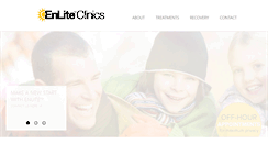Desktop Screenshot of enliteclinics.com